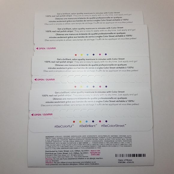 Color Street nail set Lot of 4 Blue shades - Picture 14 of 14